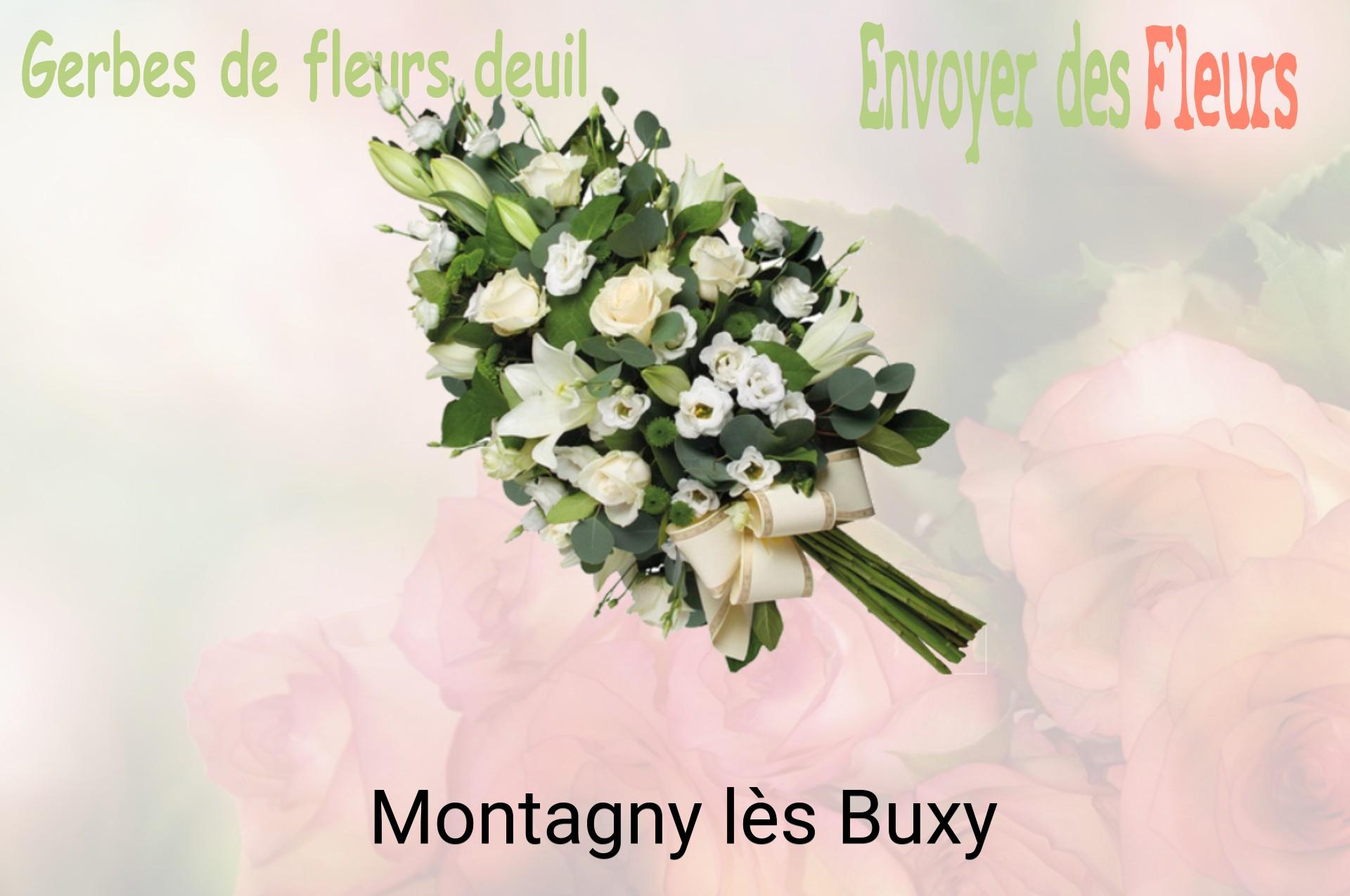 Gerbe de fleurs de deuil livrée à Montagny-lès-Buxy
